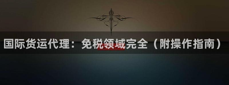 尊龙凯时是直营吗：国际货运代理：免税领域完全（附操作指南